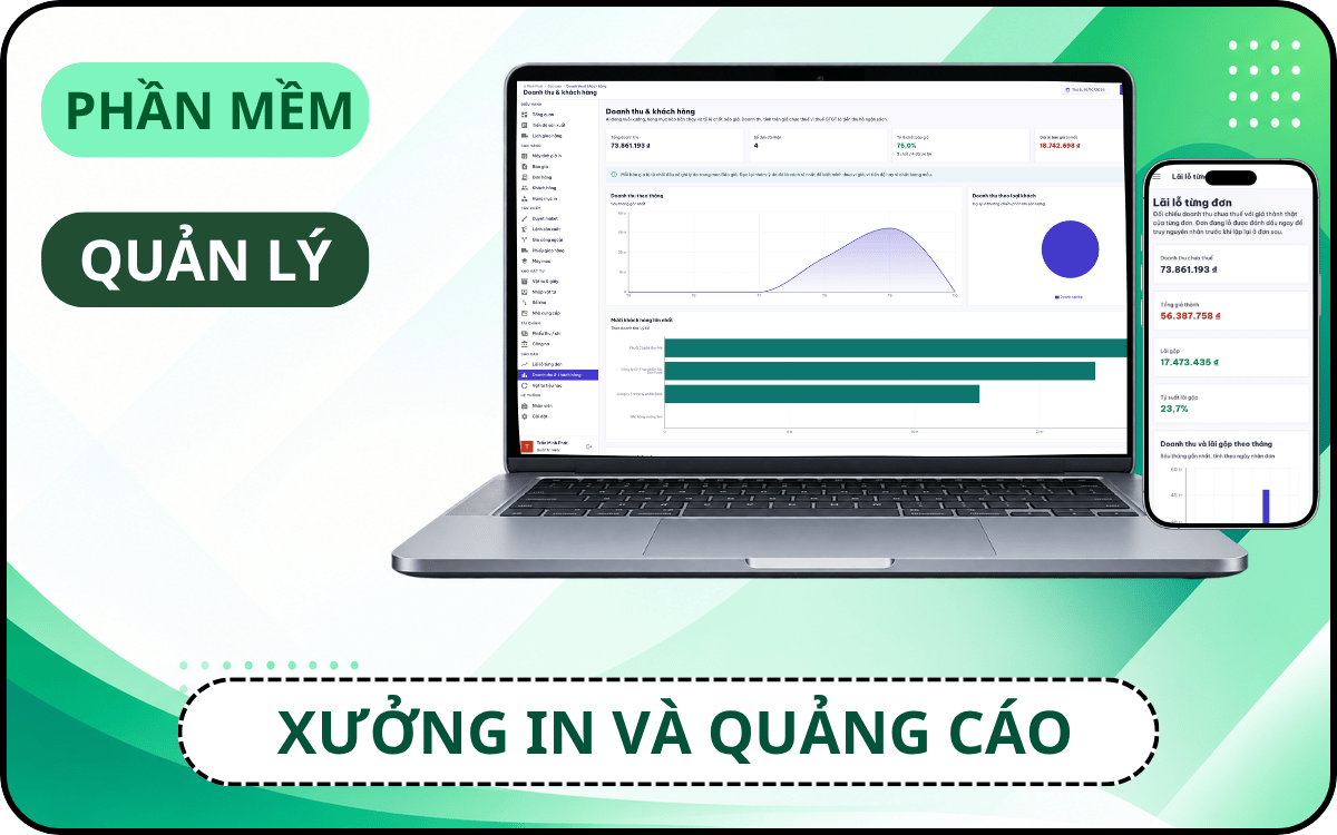 Quản Lý Xưởng In & Quảng Cáo