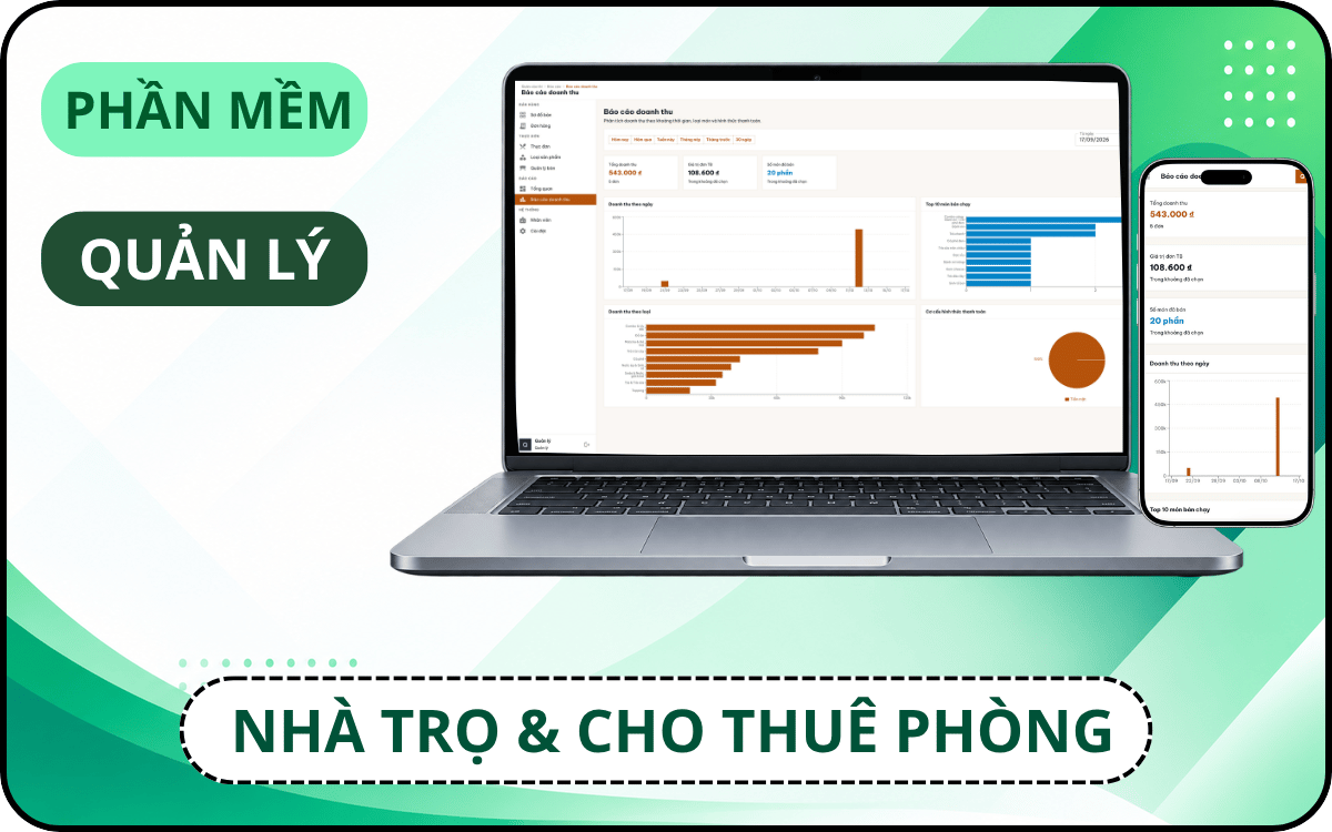 Quản Lý Nhà Trọ & Cho Thuê Phòng